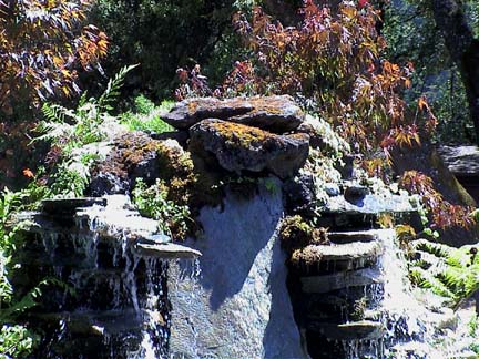 Waterfall at Heather Heights Estate